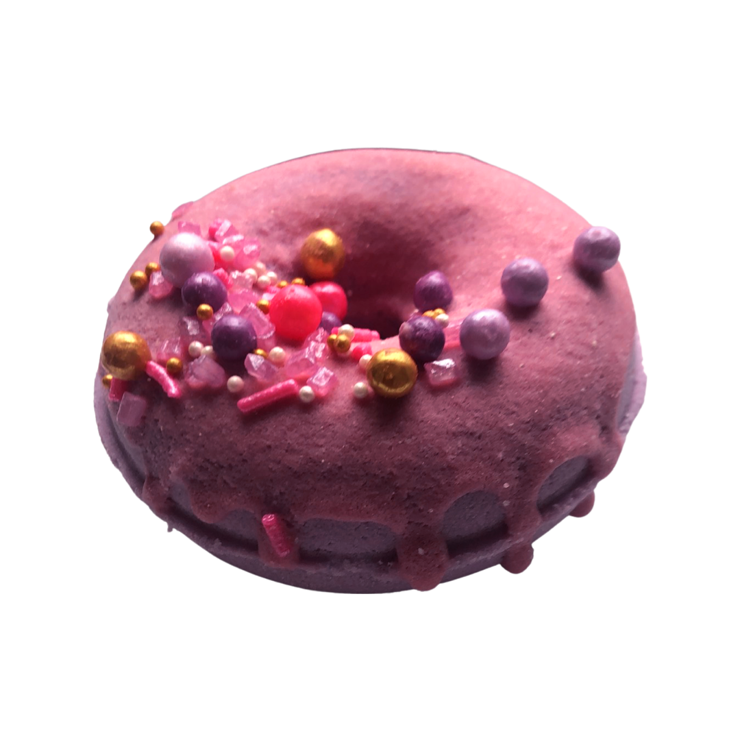 Raspberry Donut Bath Bomb Kit